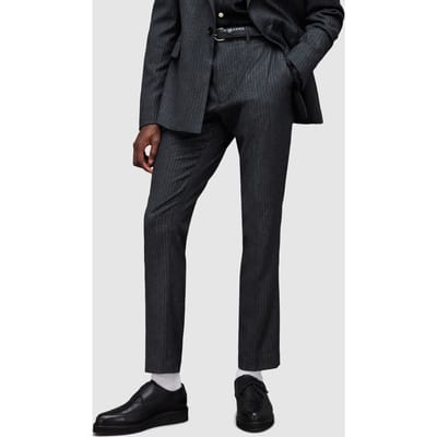 AllSaints Androm Trouser Charcoal Grey Maat: W32 | Blazers Outlet | Heren | Grijs