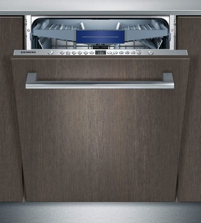Siemens SN636X03NE volledig geïntegreerde VarioSpeed Plus vaatwasser met Rvs bodem en besteklade