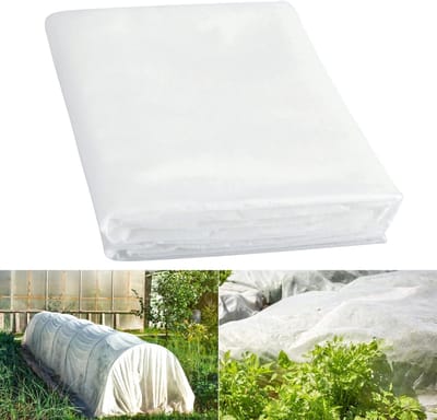 Tuinfleece 1.6m x 5m, 30gsm Winterbescherming voor Planten, Wit Antivriesdoek voor Tuinplanten