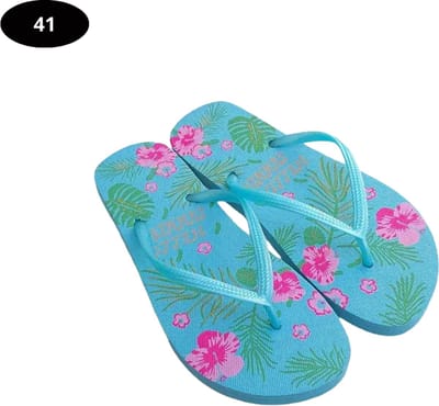 Livano Slippers Dames - Teenslippers - Flip Flops - Comfortabel - Zomer - Lichtblauw 41