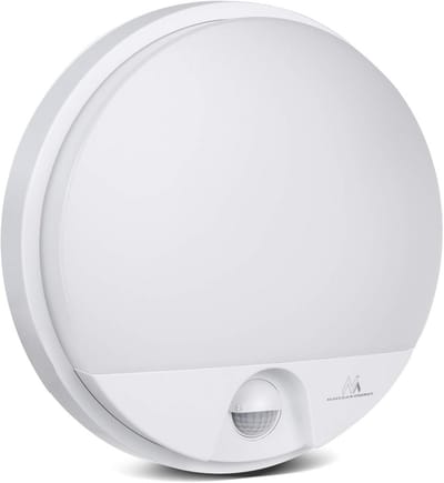 LED-lamp met infrarood bewegingssensor 1100lm 15W IP54 - Wit