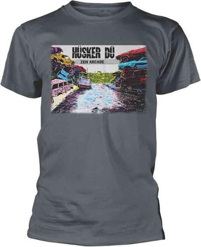 Hüsker Dü Heren Tshirt -S- Zen Arcade Grijs