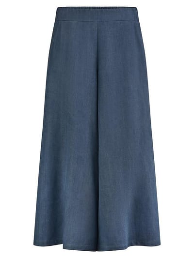 Wide Fit-broek Van Peter Hahn denim