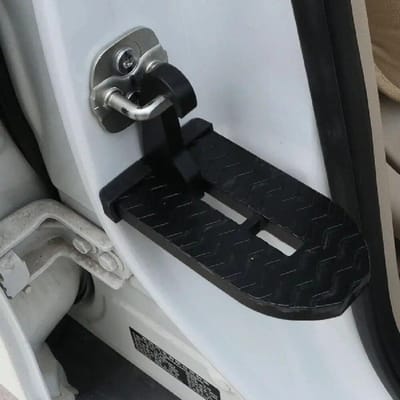 1 stuks Auto Voetpedaal Aluminium Deurpedaal Universeel Mini Hulp Pedaal Boven Dak Pedaal Pedaal Auto Accessoires gray