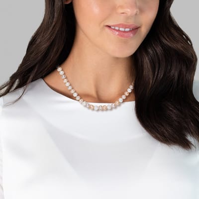 Valero Pearls Parel ketting Sterling zilver Gekweekte zoetwaterparels wit