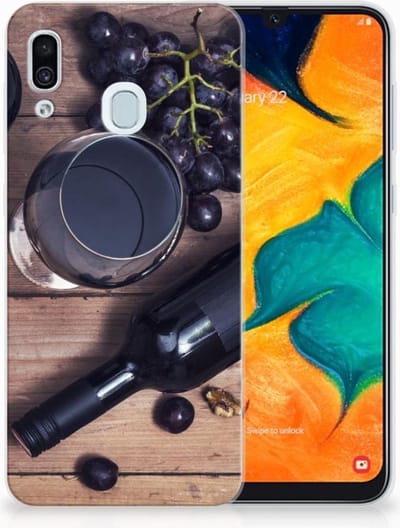 Samsung Galaxy A30 Siliconen Case Wijn