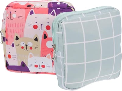 Maandverband Opbergtas - Periode Zakje - Privacy Beschermen - Compact Ontwerp - 13 x 13 cm - Diverse Kleuren