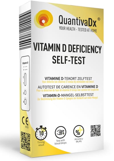 QuantivaDx Vitamine D Tekort Zelftest - Vitamine D Test Vingerprik