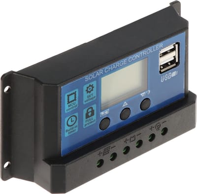 WL4 CC-PWM-30-USB PWM 30 Ah laad controller met USB en 12VDC uitgang voor zonnepaneel
