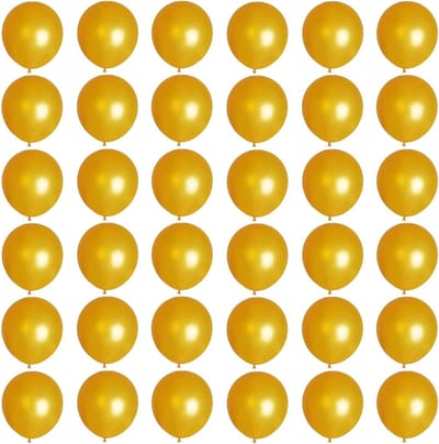 Gouden Ballonnen 30cm/12inch, 36 Stuks Matte Latex Ballonnen voor Verjaardagsfeest, Baby Shower en Bruiloft Decoraties