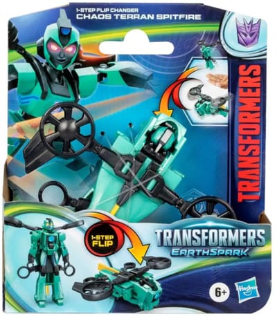 Transformers Earthspark Chaos Terran Spitfire Action Figure - 10 cm groot
