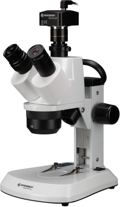 Bresser Microscoop - Analyth STR Trino - 10x tot 40x Vergroting - Incl. MikroCam SF Full-HD
