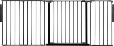 Safetots Kamerbreedhek, Panelenhek, Tot 181cm Breed, Zwart, 70cm Hoog