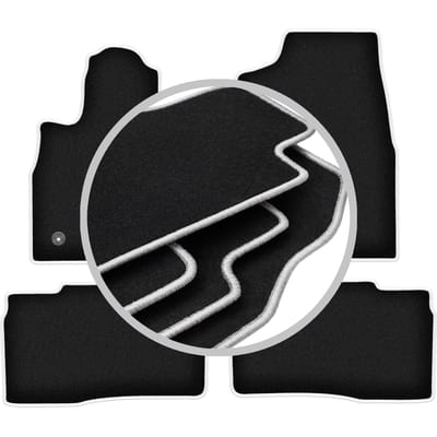 CARLUX-SILVER automatten voor: Ford Explorer MK6 ST-Line pick-up (2019-)