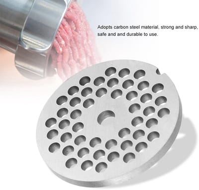 Dailygoody - Roestvrijstalen Vleesmolenplaat - Professionele Vleesmolen Accessoire - 5mm - Koolstofstaal - Ideaal voor Vleesmolen - Voor Thuisgebruik ...