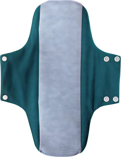 Katoenen Lekvrije Luiers en Inlegkruisjes – Groen – Wasbare Sanitaire Pads voor Volwassenen, Postpartum en Ouderen – Absorberende Onderbroekpads en Menstruatiebescherming, Comfortabel en Herbruikbaar