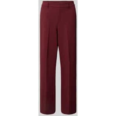 Wide leg stoffen broek met viscose