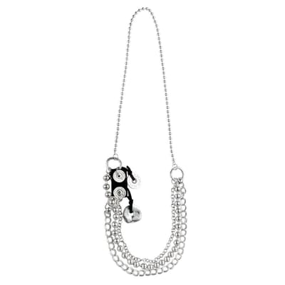 Behave - Lange ketting met verschillende kettingen en hangers - Zilverkleurig
