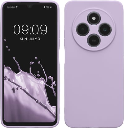kwmobile telefoonhoesje geschikt voor Xiaomi Redmi 14C / Poco C75 - Hoesje voor smartphone - Precisie camera uitsnede - In lavendel