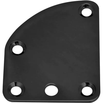 5-gaats Halsplaat voor ST Elektrische Gitaar Deluxe Stijl DIY Vervangingsonderdelen(Zwart) zwart
