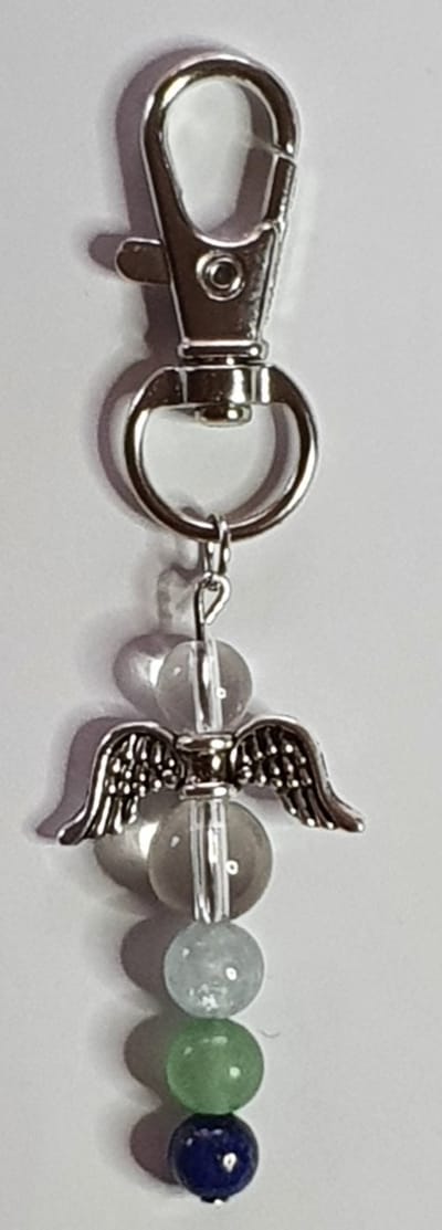 Sleutelhanger "Hoofdpijn & Migraine" zilverkleurig