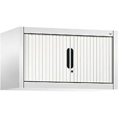 C + P Omnispace rolluikkast, afsluitbaar, B 800 x D 420 x H 450 mm, staal/kunststof, wit