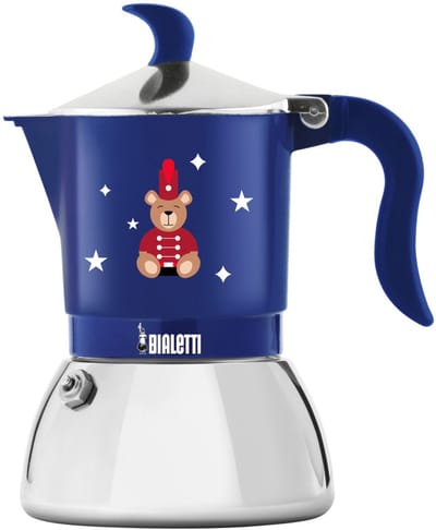 Bialetti 0006649 handmatig koffiezetapparaat Moka Express 0,473 l Blauw, Rood, Roestvrijstaal