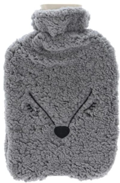 Home & Styling Warmwaterkruik Vosje - 40x10cm - Donkergrijs