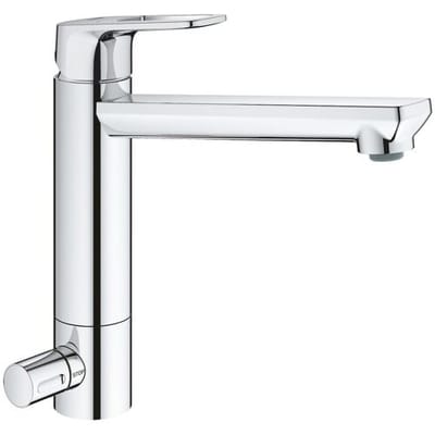 Grohe BauLoop - Keukenkraan met afsluitbare ventiel, chroom 31713000