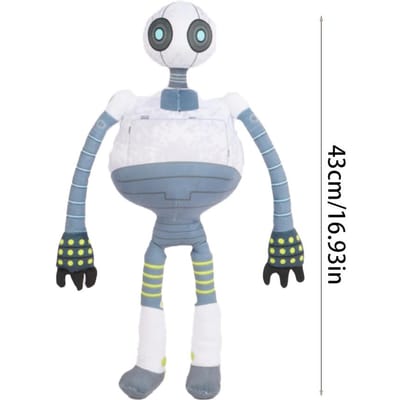 De Wilde Robot Pluche Roz Speelgoed Schattig Knuffeldier Filmkarakter Pluche Knuffel Cadeau Voor Jongens Verjaardag Paasgeschenk 43cm