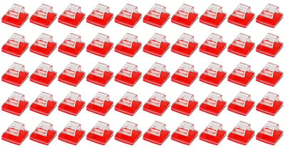 Dailygoods - Kabelclips - Transparante zelfklevende kabelhouder - Eenvoudig te installeren - Kabelorganiserende clips - Geschikt voor thuis en kantoor