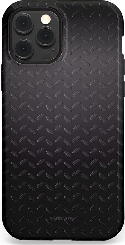 Casetastic Hoesje Geschikt voor Apple iPhone 12/12 Pro Magsafe - Stijlvolle Beschermende Duo-layer Case - Geometaal