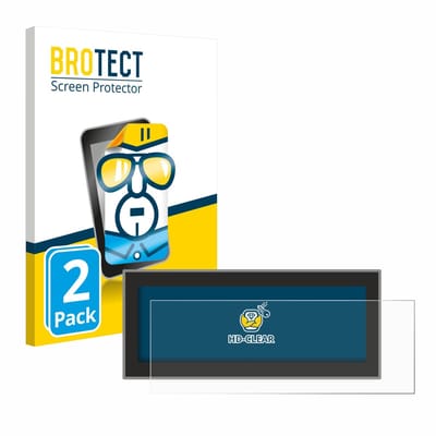 BROTECT - Screenprotector voor Opel Astra L 2022 Navigationssystem - Folie Beschermfolie transparant 2 Stuks