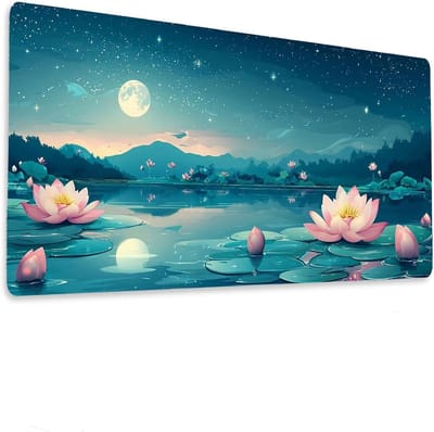 Grote muismat - Bureauonderlegger - Comfortabel werken - Antislip onderzijde - 100x50 cm - Meerkleurig