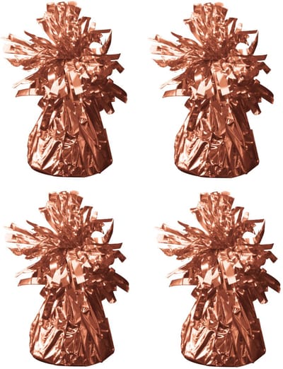 Haza Ballon gewichtje - 4x - rose goud - 170 gram - helium ballontrosje