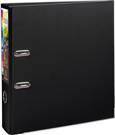 Exacompta Prem'Touch® PP Ordner met hefboom - Rug 80mm - A4 maxi - Zwart - 53341E