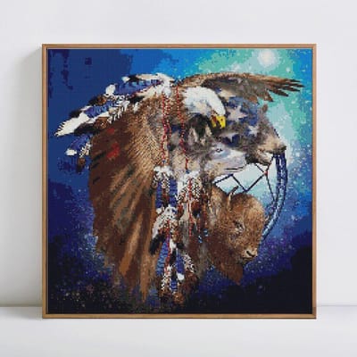 Diamant broderie animaux diamant peinture pleine ronde arrivée diamant 30x30CM blue