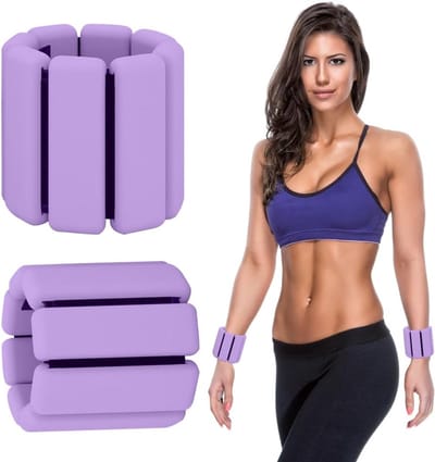 SnelShoppen - Pack van 2 Gewichtskappen voor Pols en Enkel - Verstelbaar en Draagbaar voor Fitness, Hardlopen, Hiken en Yoga - Ideaal voor Mannen en V