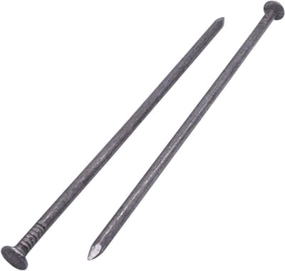 Bouwnagels Koolstofstaal Platte Kop 6.0 x 200 mm (8 stuks) voor Houtbouw