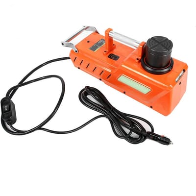 DC12V 15T Auto Elektrische Vloerkrik Hydraulische Hefset Oranje voor Auto Bestelwagen Vrachtwagen SUV Bandenwissel