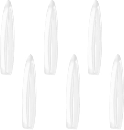 Dailygoods- Trekken 6 Stuks - Zelfklevende Handgrepen - Transparant PU - Puntig Ontwerp - Voor Raamkast/Lade/Deur - Duurzaam en Makkelijk te Reinigen - Handgreep