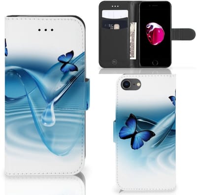 iPhone 7 | 8 | SE (2020) | SE (2022) Telefoonhoesje met Pasjes Vlinders