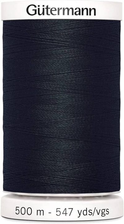 Naaigaren Polyester - Universeel Garen - Alle Naden - Pluisvrij Naaien - 500 Meter - Zwart