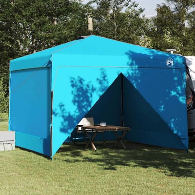 vidaXL - Luifel - Tent - 290 - x - 290 - x - 251 - cm - Blauw - Stof