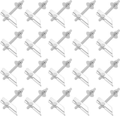 Pack van 20 M8 x 100 mm Heavy Duty Carbon Staal Pluggen voor Gipsplaten en Bevestigingen