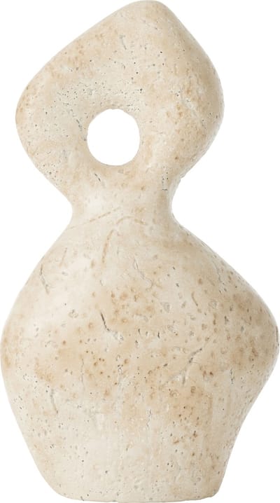 J-Line decoratie Abstract Olina - keramiek - creme - large