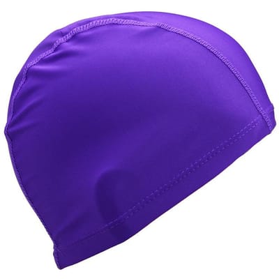 1 stuks effen kleur stoffen badmuts voor heren en dames lang haar nylon stoffen hoed vrije maat voor heren en dames effen kleur