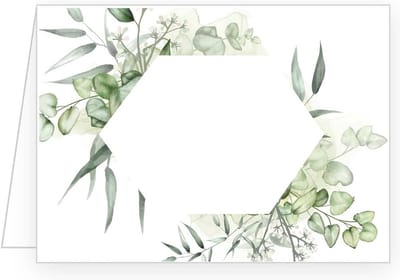 50 Premium Plaatskaarten Naamkaartjes voor Feestelijke Dagen