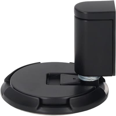 Deurstopper Zinklegering - Vloerhouder Deur - Deuren Stabiliseren - Verstelbare Hoogte - 14 x 9 x 4 cm - Zwart