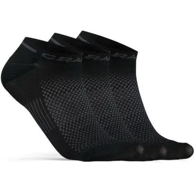 CRAFT ACTIVE SHAFTLESS SOCK 3-PACK Unisex Sportsokken - Zwart